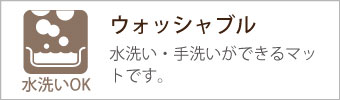 ウォッシャブル